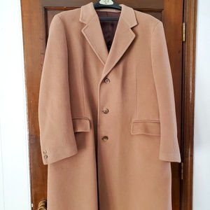 Men's Long Cashmere Overcoat